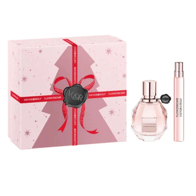 Viktor & Rolf FlowerBomb Christmas Edition Gift Set 50ml EDP - 10ml EDP