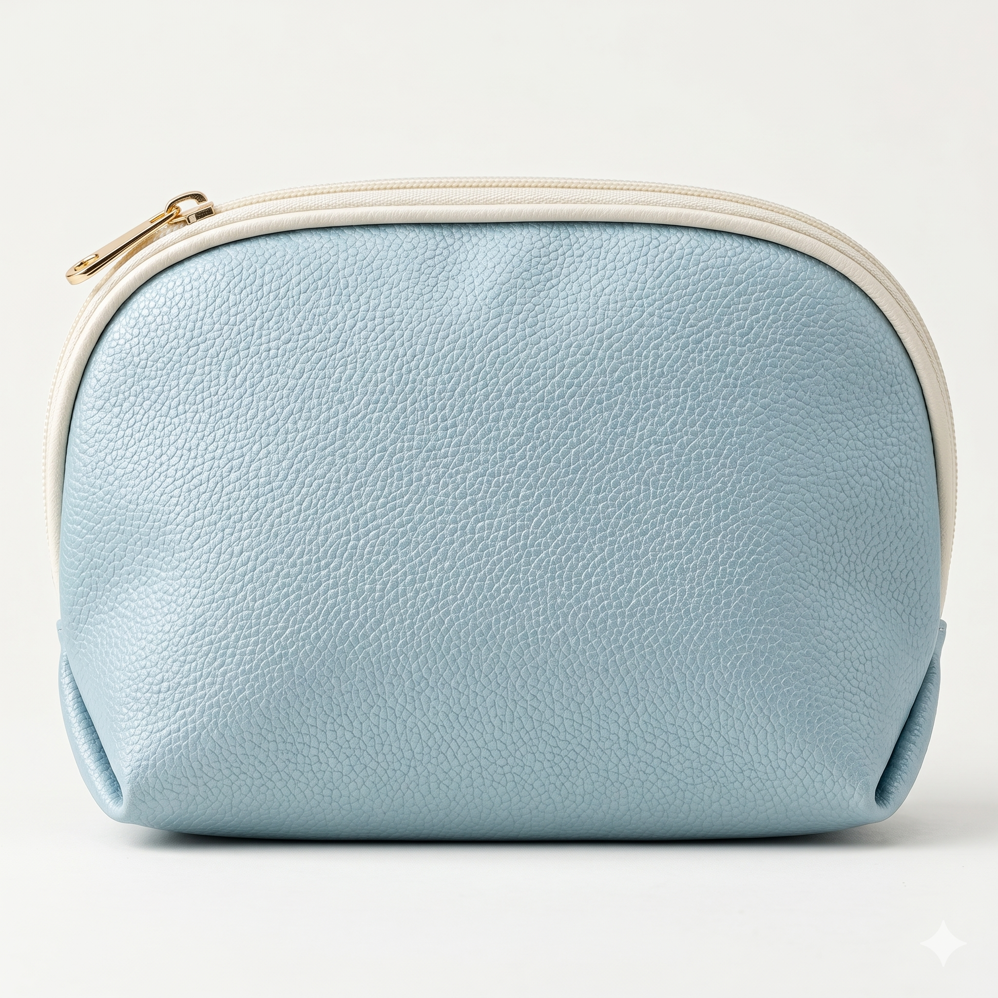 Bags Unlimited Shimmer Small Zip Pouch with Stylish Metallic Finish