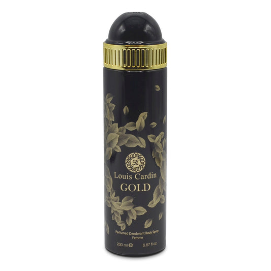 Louis Cardin Gold Perfumed Deodorant Spray 200ml