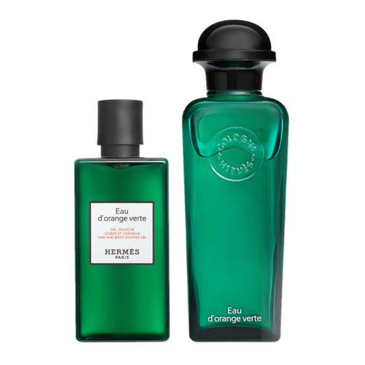 Hermès Eau d'Orange Verte Gift Set 100ml EDC - 80ml Hair & Body Shower Gel