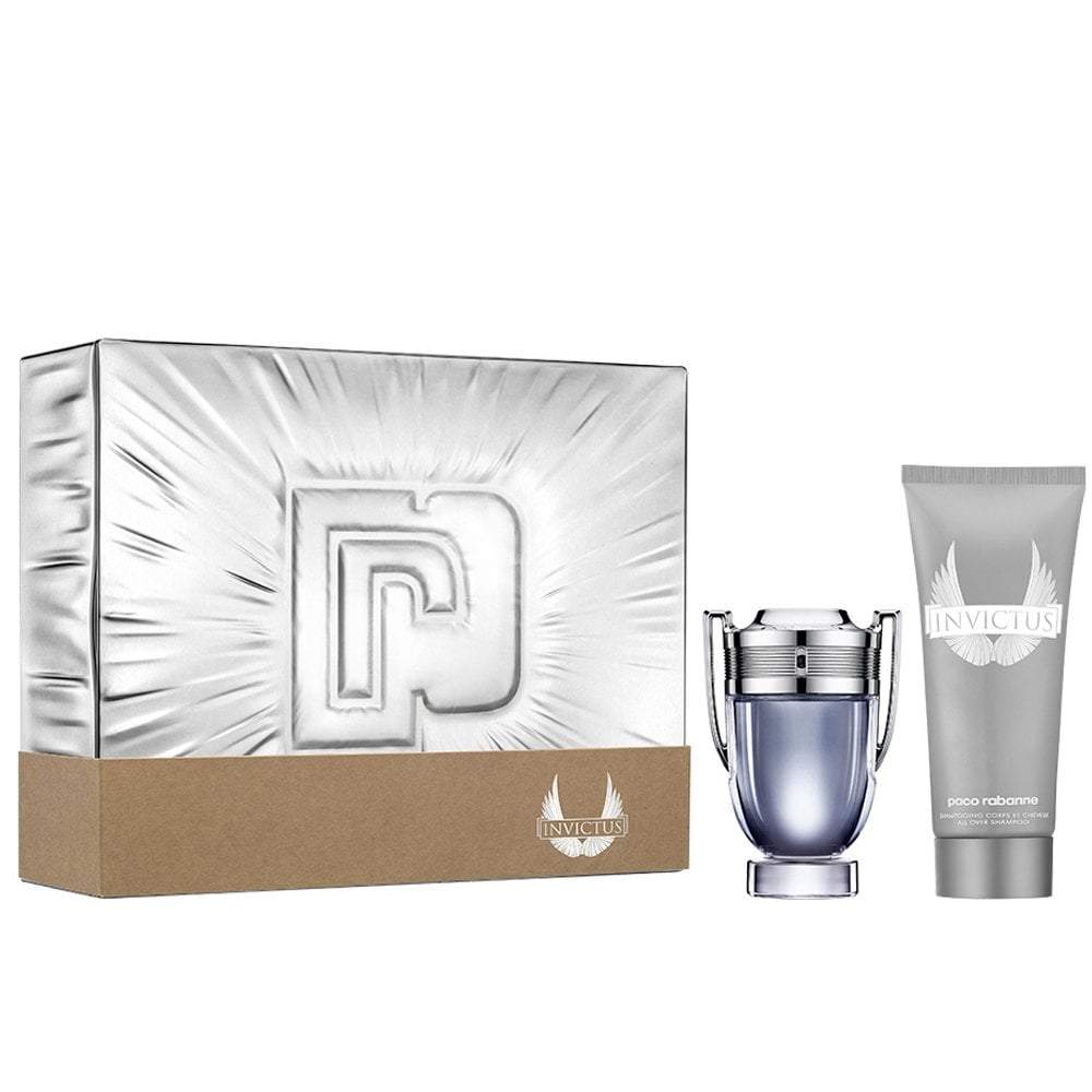 Paco Rabanne Invictus Gift Set 100ml EDT + 100ml Shower Gel