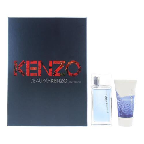 Kenzo L'Eau par Kenzo pour Homme Gift Set 50ml EDT - 50ml Shower Gel