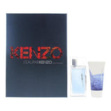 Kenzo L'Eau par Kenzo pour Homme Gift Set 50ml EDT - 50ml Shower Gel