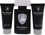 Lamborghini Mitico Gift Set 125ml EDT - 100ml Shower Gel - 100ml Aftershave Balm
