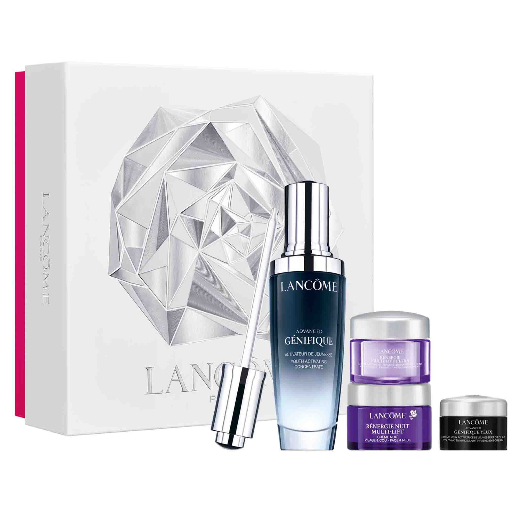 Lancôme Advanced Genifique Gift Set 50ml Advanced Genifique Youth Activating Concentrate + 15ml Rénergie Multi-Lift Ultra Cream + 15ml Rénergie Multi-Lift Night Cream + 5ml Advanced Génifique Eye Cream