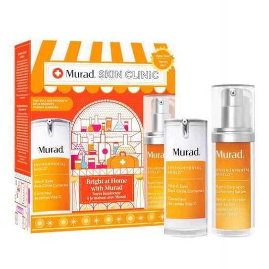 Murad Bright At Home Holiday Gift Set 30ml Correcting Serum - 15ml Dark Circle Corrector