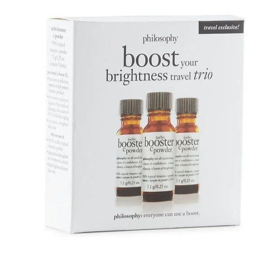 Philosophy Boost Your Brightness Trio Set 3x 7.1g Philosophy Turbo Booster C