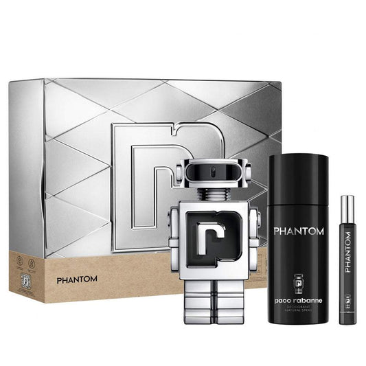 PACO RABANNE Phantom Gift Set 100ml EDT - 10ml EDT - 150ml Deodorant