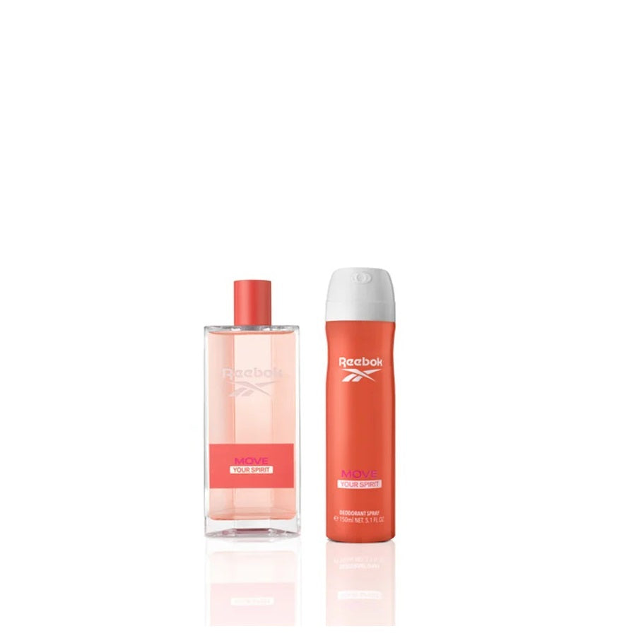 Reebok Move Your Spirit Women Gift Set 100ml EDT - 150ml Body Spray