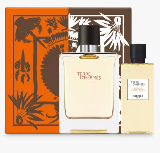 Hermes Terre d'Hermes Gift Set 100ml EDT - 80ml Shower Gel