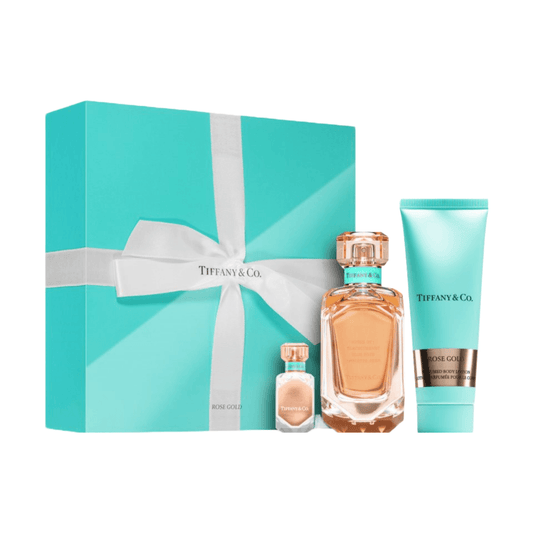 Tiffany & Co. Rose Gold Eau de Parfum Intense Gift Set – 75ml EDP & 100ml Lotion + 5ml EDP