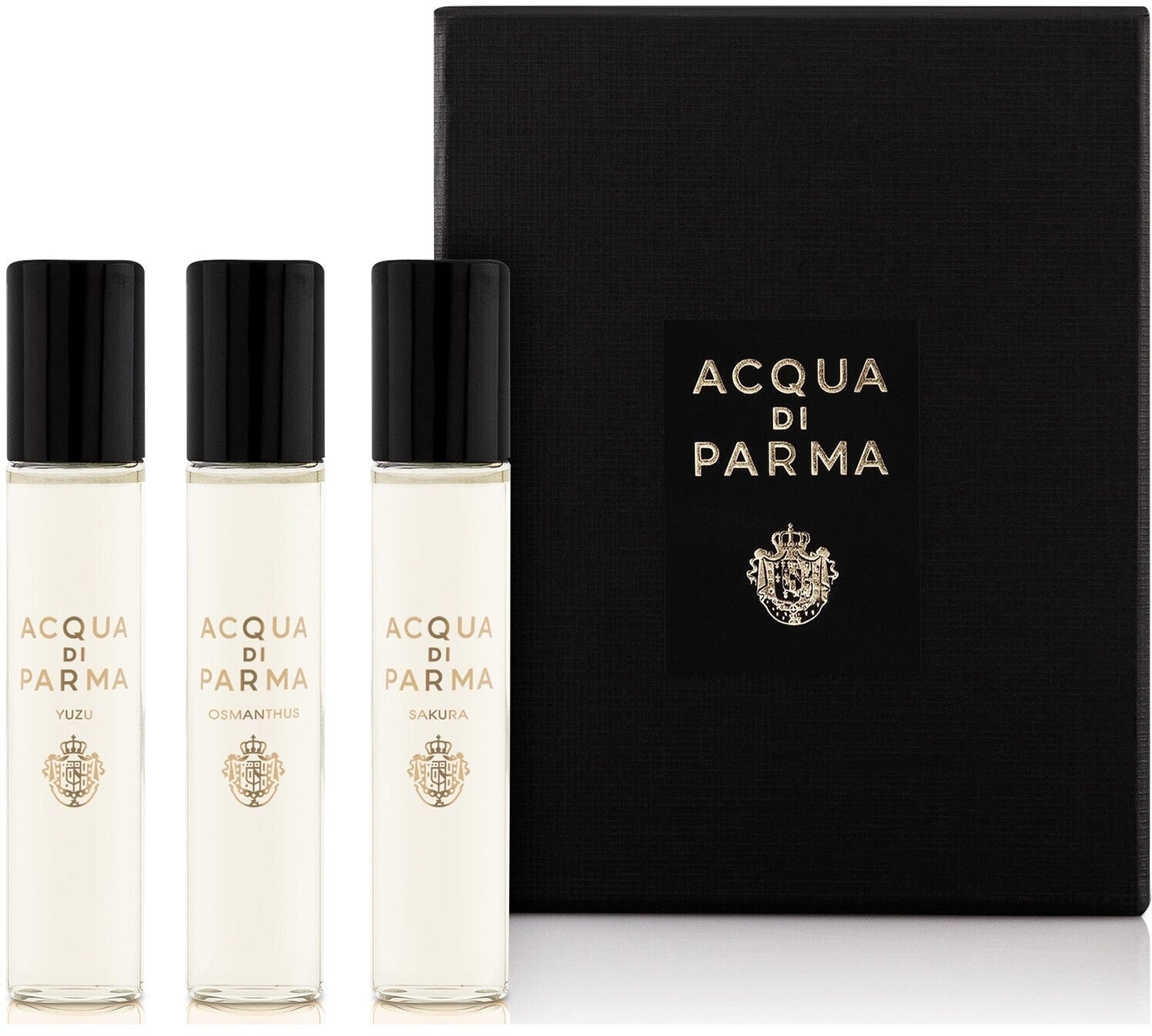 Acqua Di Parma Signatures of the Sun Gift Set 12ml Yuzu Eau de Parfum + 12ml Osmanthus Eau de Parfum + 12ml Sakura Eau de Parfum