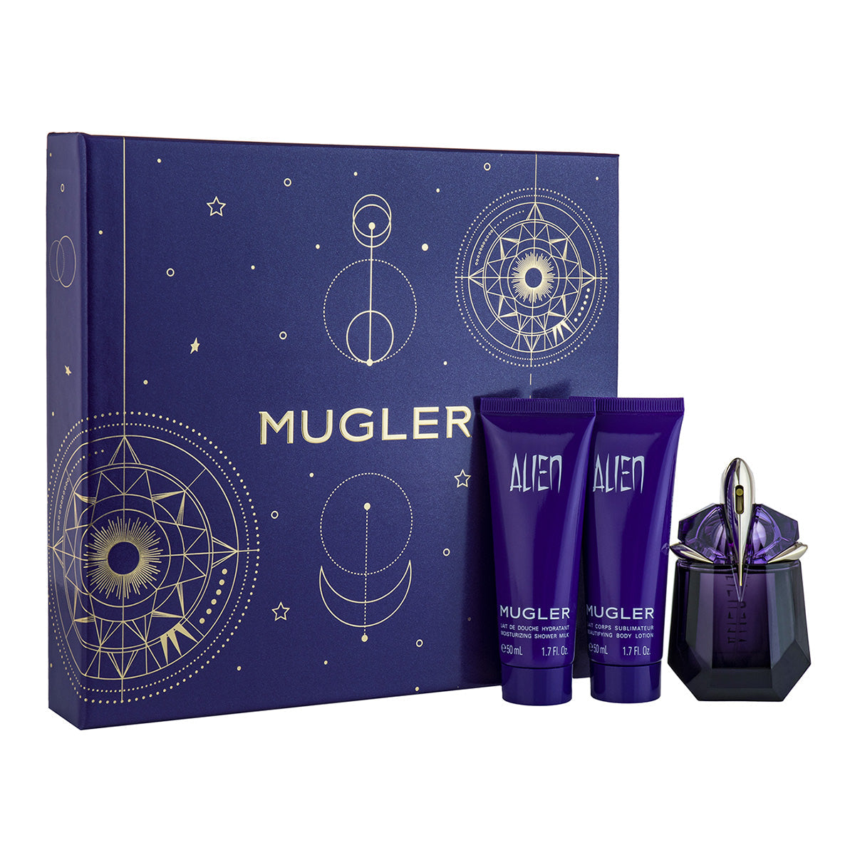 Thierry Mugler Alien Gift Set 30ml EDP Refillable - 2 x 50ml Body Lotion