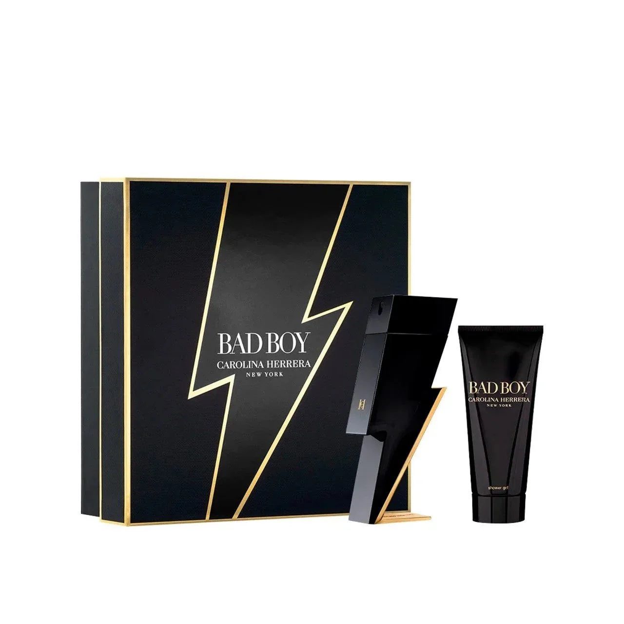 CAROLINA HERRERA Bad Boy Gift Set 100ml EDT - 100ml Shower Gel