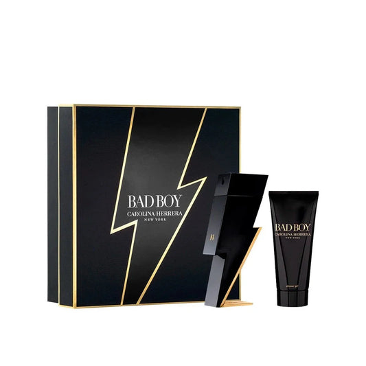 CAROLINA HERRERA Bad Boy Gift Set 100ml EDT - 100ml Shower Gel