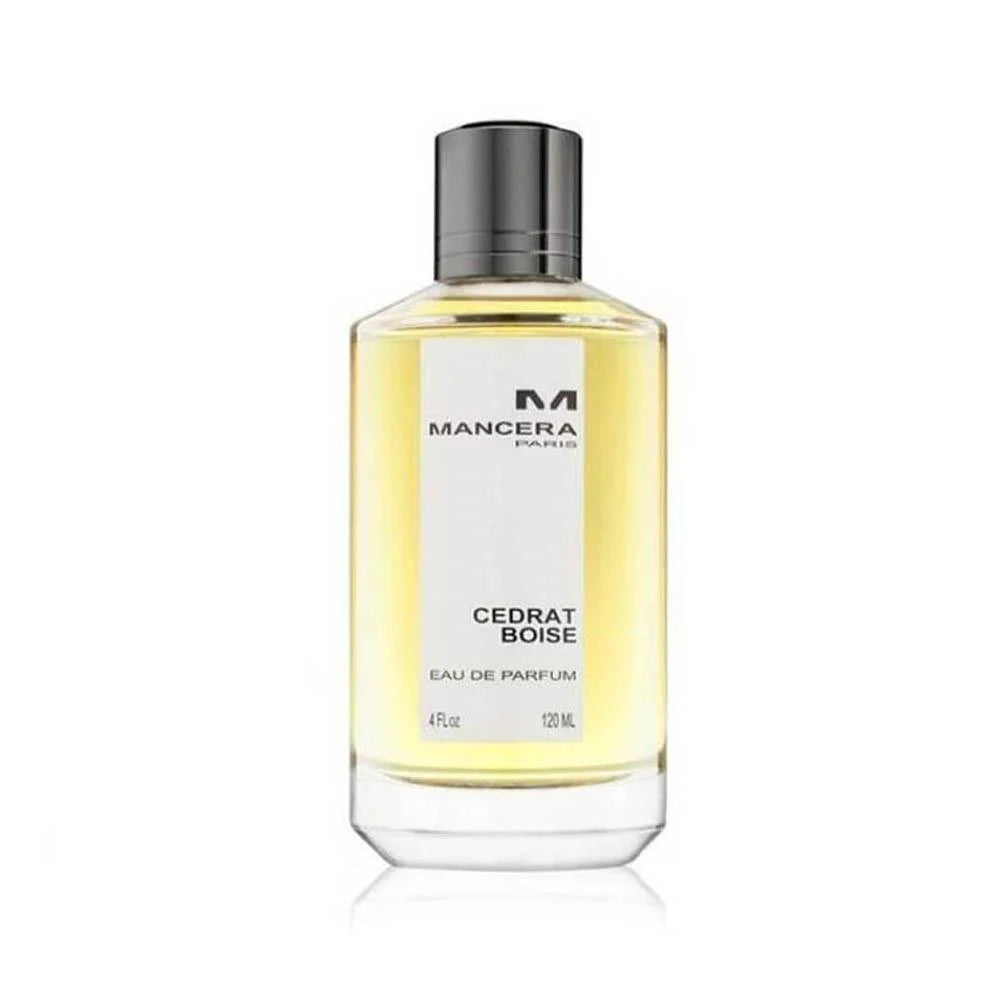 Mancera Cedrat Boisee eau de parfum bottle on a white background