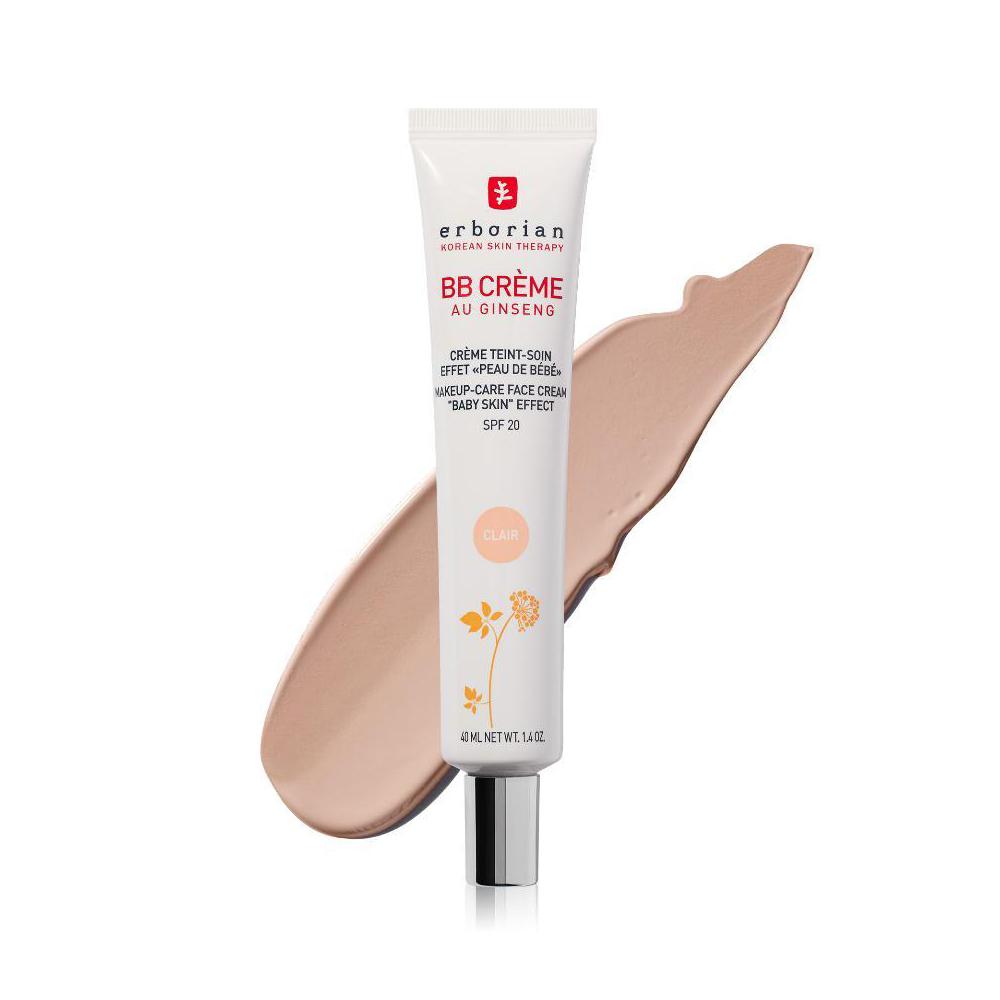 Erborian BB Cream Makeup Care Face Cream SPF20 40ml for Natural Radiant Skin Finish