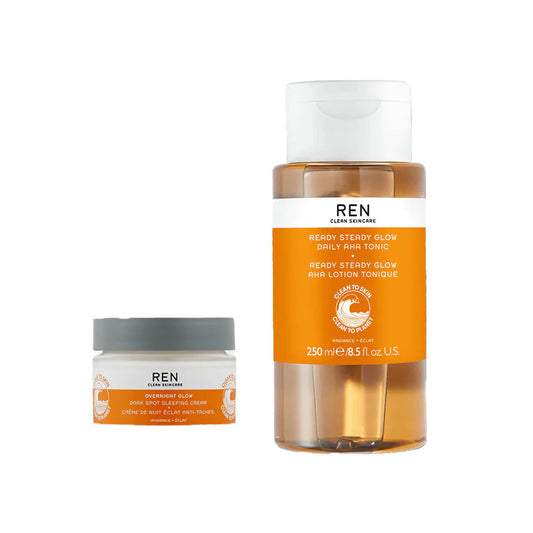 Ren All Is Bright Gift Set 250ml Tonic - 50ml Cream