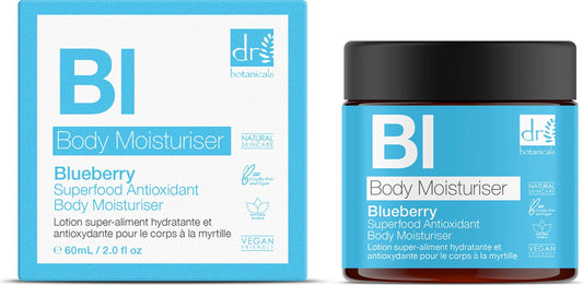 Dr Botanicals BI Blueberry Superfood Antioxidant Body Moisturiser 60ml