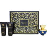 Versace Pour Femme Dylan Blue Gift Set 50ml EDP - 50ml Body Lotion - 50ml Shower Gel