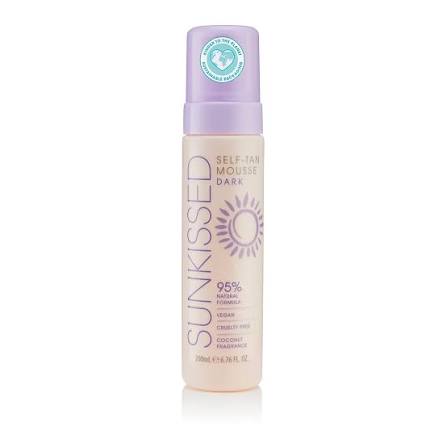 Sunkissed 95 Percent Natural Self Tan Mousse