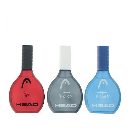 Head Men 3 Piece Gift Set: Attitude EDT 50ml - Fire EDT 50ml - Motion EDT 50ml