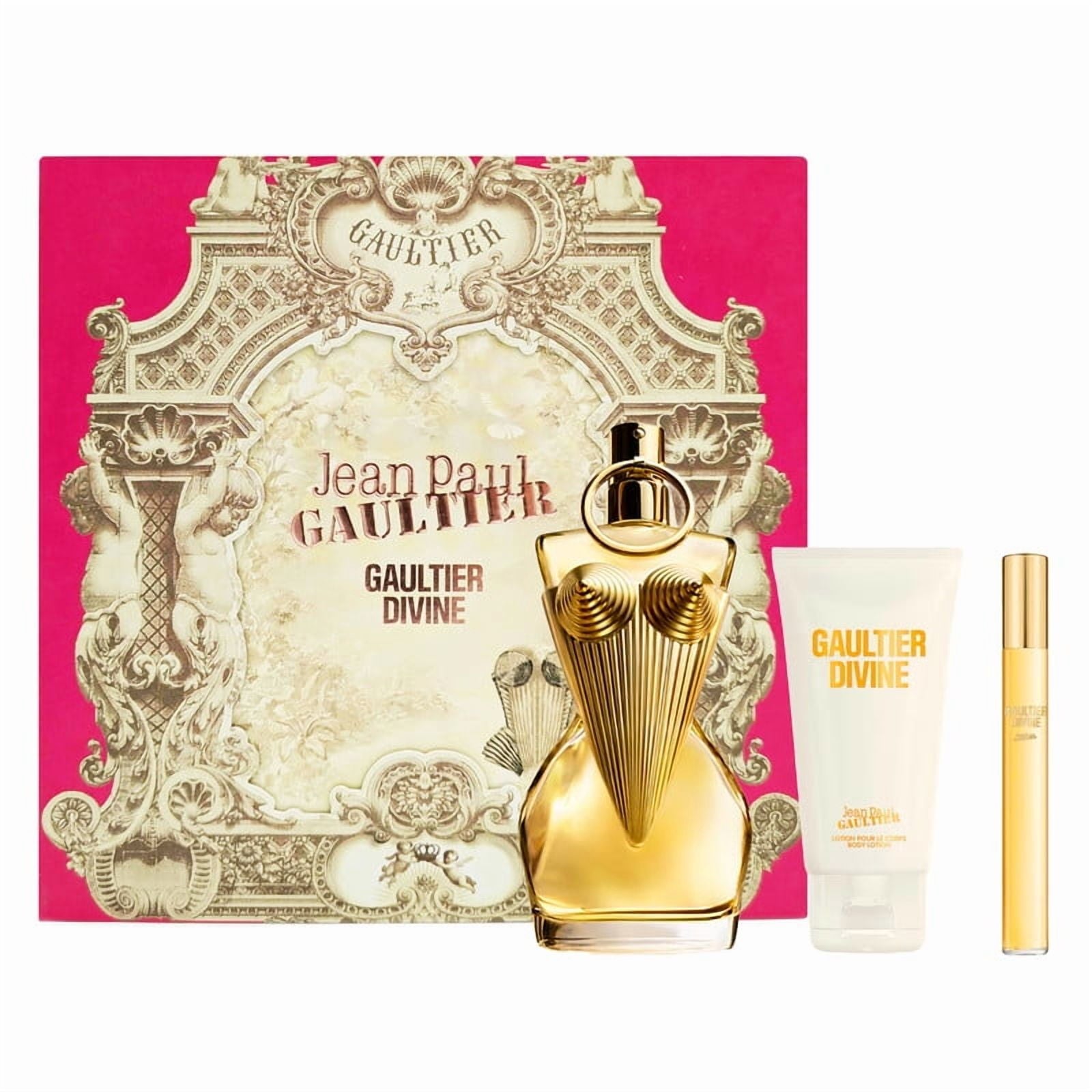 Jean Paul Gaultier Divine Gift Set 100ml EDP + 75ml Body Lotion + 10ml EDP