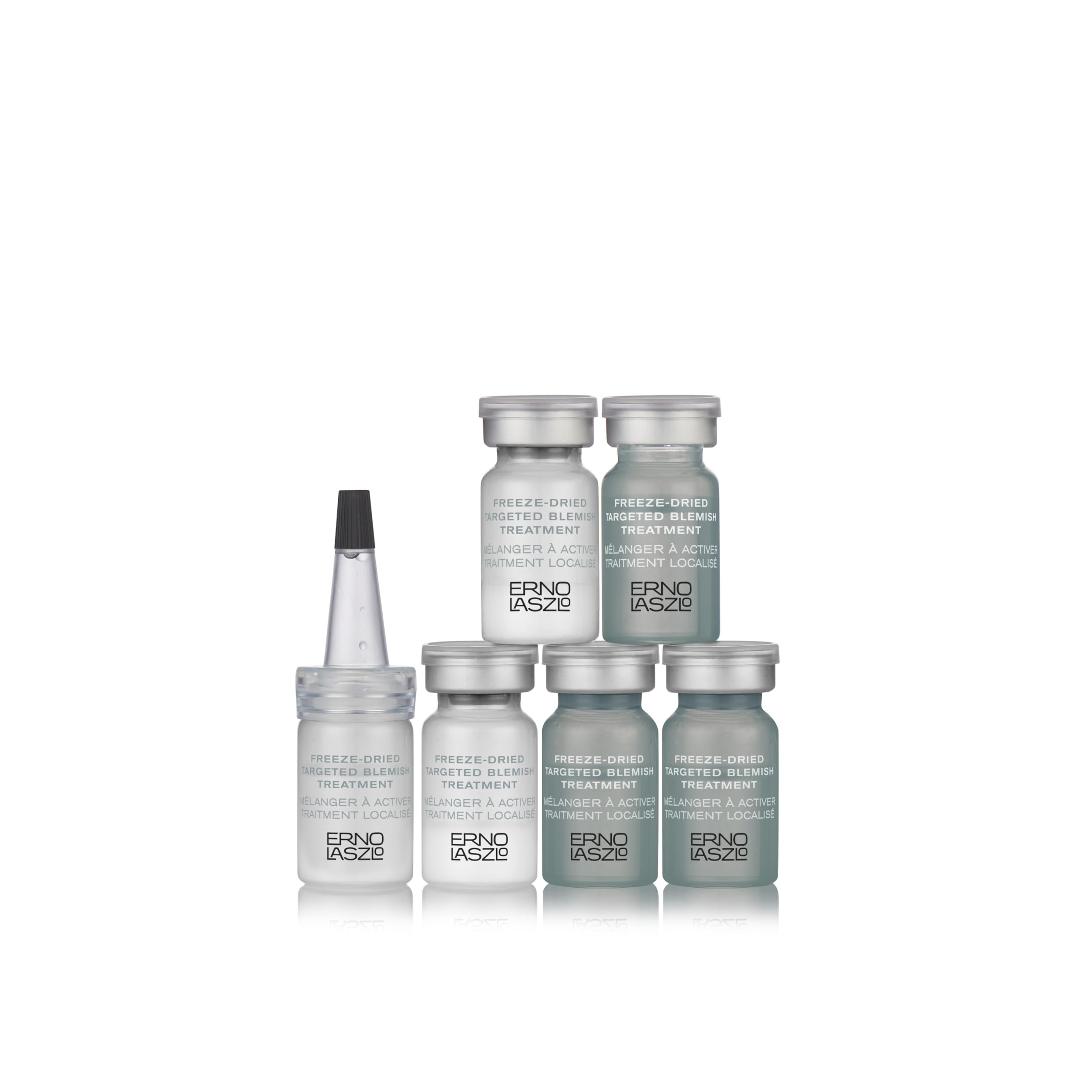 Erno Laszlo Freeze-Dried Targeted Blemish Treatment Set 6 Pieces (This treatment set includes:
3x Liquid Activator
3x Powder Activator)