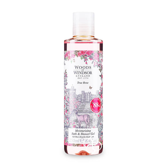 Woods of Windsor True Rose Moisturising Bath & Shower Gel 250ml