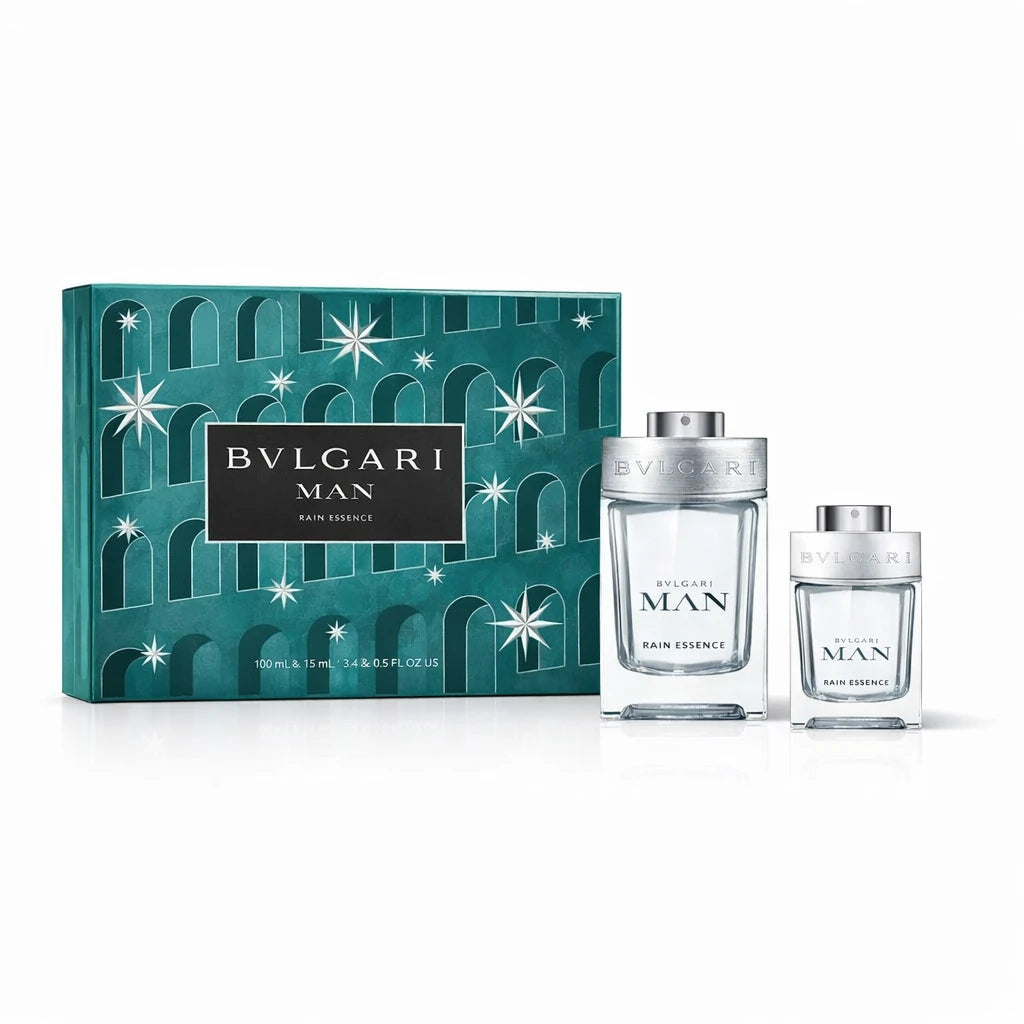 Bvlgari Man Rain Essence Gift Set 100ml EDP + 15ml EDP