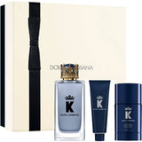 Dolce & Gabbana K Gift Set 100ml Edt + 50ml Aftershave Balm + 50ml Shower Gel