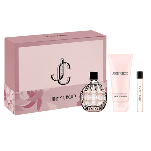 Jimmy Choo Jimmy Choo Gift Set 100ml Edp + 100ml Body Lotion + 7.5ml Edp