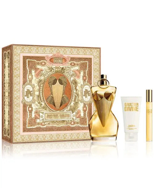 Jean Paul Gaultier Divine Gift Set 100ml EDP - 75ml Body Lotion - 10ml EDP