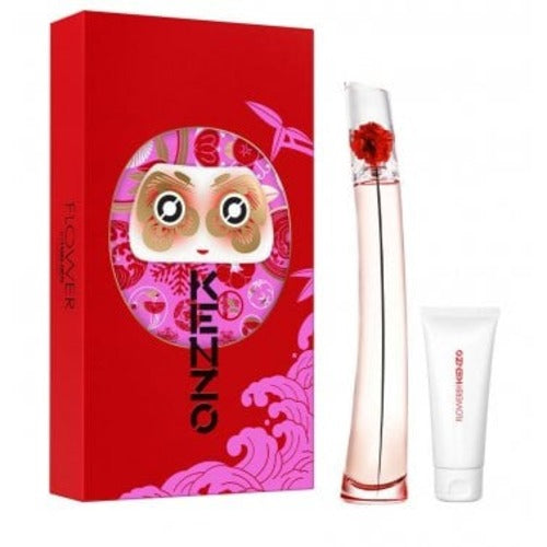 Kenzo Flower by Kenzo L'Absolue Gift Set 100ml EDP - 75ml Body Lotion