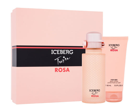 Iceberg Twice Rosa Gift Set 125ml EDT + 100ml Body Lotion