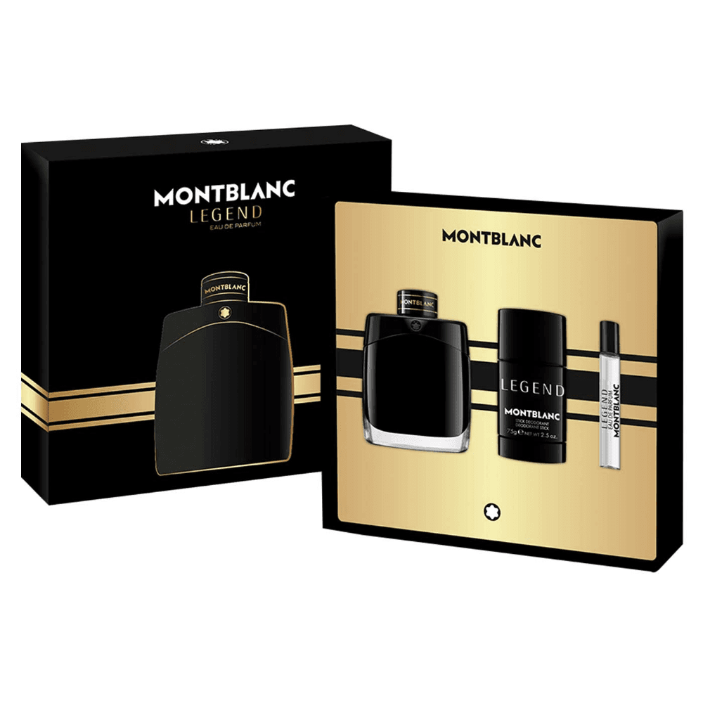 Mont Blanc Legend Eau de Parfum Gift Set 100ml EDP - 75g Deodorant Stick - 7.5ml EDP