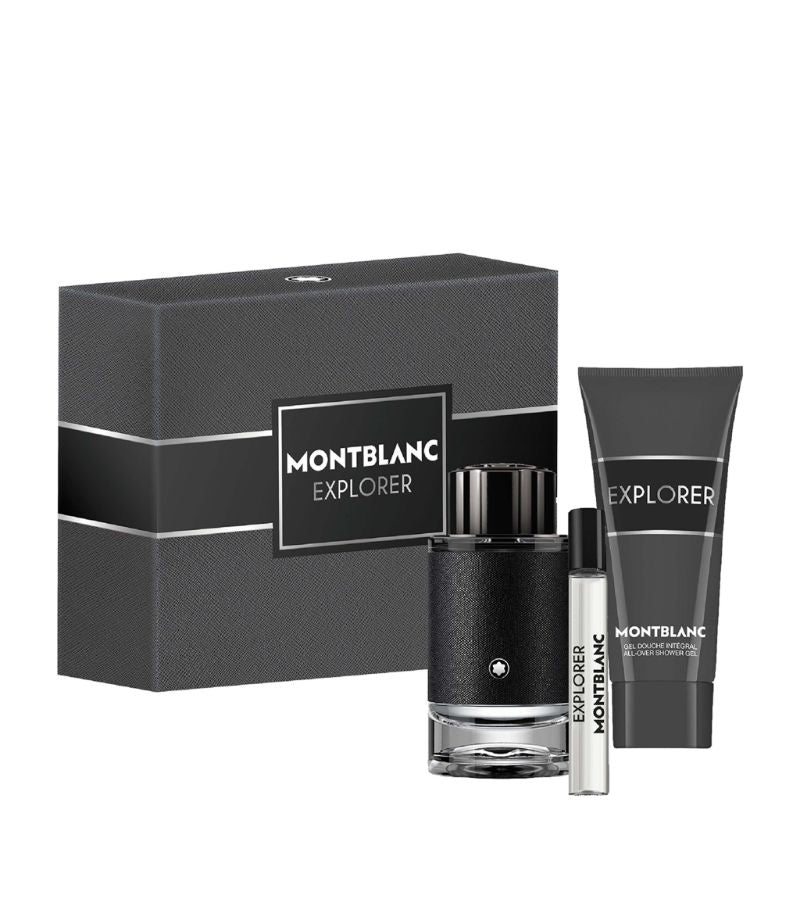 Mont Blanc Explorer Gift Set 100ml EDP - Shower Gel 100ml - 7.5ml EDP