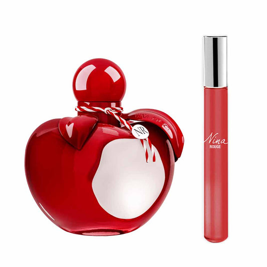 Nina Ricci Nina Rouge Gift Set 50ml EDT - 10ml Roll On EDT
