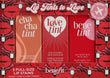 Benefit Lip Tints To Love Gift Set 6ml Cha Cha Tint Mango + 6ml Love Tint Fiery Red + 6ml Benetint Rose