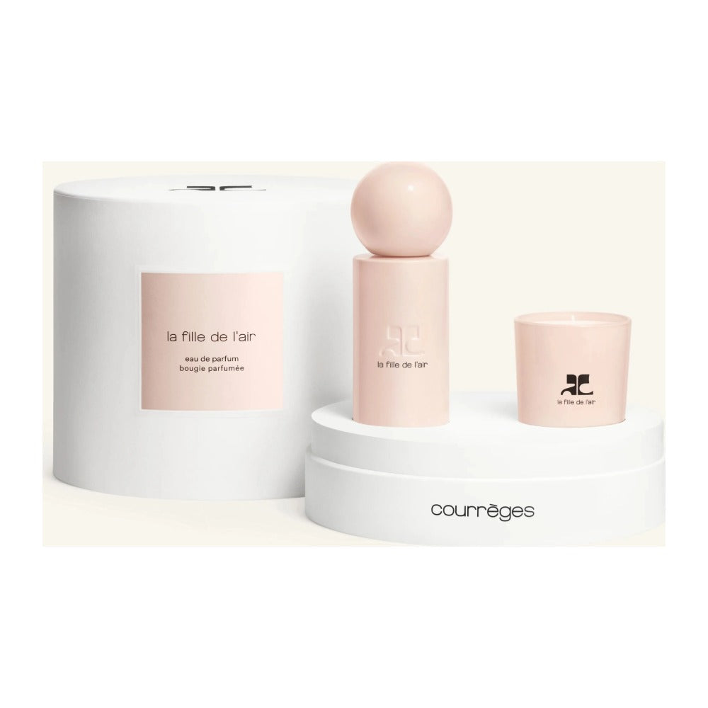 Courrèges La Fille De L'air Gift Set 100ml Edp + 75g Candle