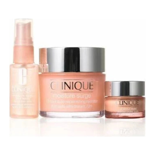Clinique Ultra Hydration Moisture Surge Gift Set 30ml Moisture Surge Spray + 15ml All About Eyes + 125ml Moisture Surge 72H Auto Replenishing Hydrator