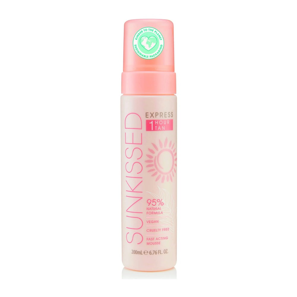 Sunkissed 95 Percent Natural Express 1 Hour Tan Mousse 200ml