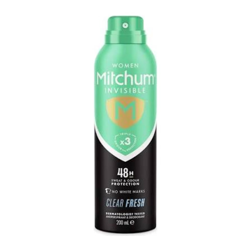 Mitchum Women Invisible 48HR Clear Fresh Antiperspirant & Deodorant Spray 200ml