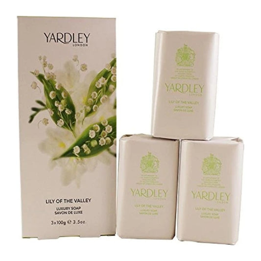 Yardley Lily of the Valley Soap 3x 100g