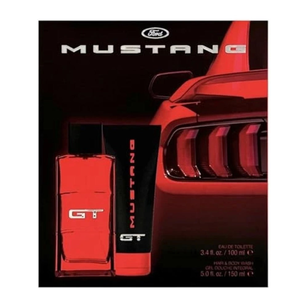 Mustang Gt Gift Set 100ml Edt + 150ml Hair & Body Wash