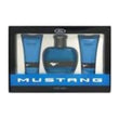 Mustang Blue Gift Set 100ml EDT + 100ml Aftershave Balm + 100ml Hair & Body Wash