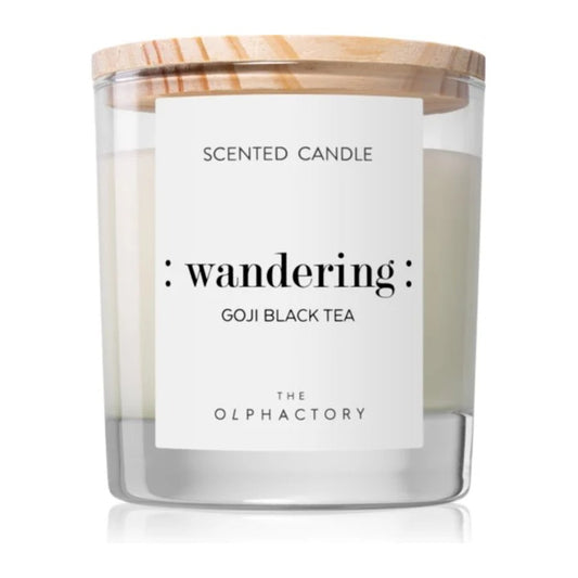 The Olphactory Wandering Goji Black Tea Scented Candle 135g