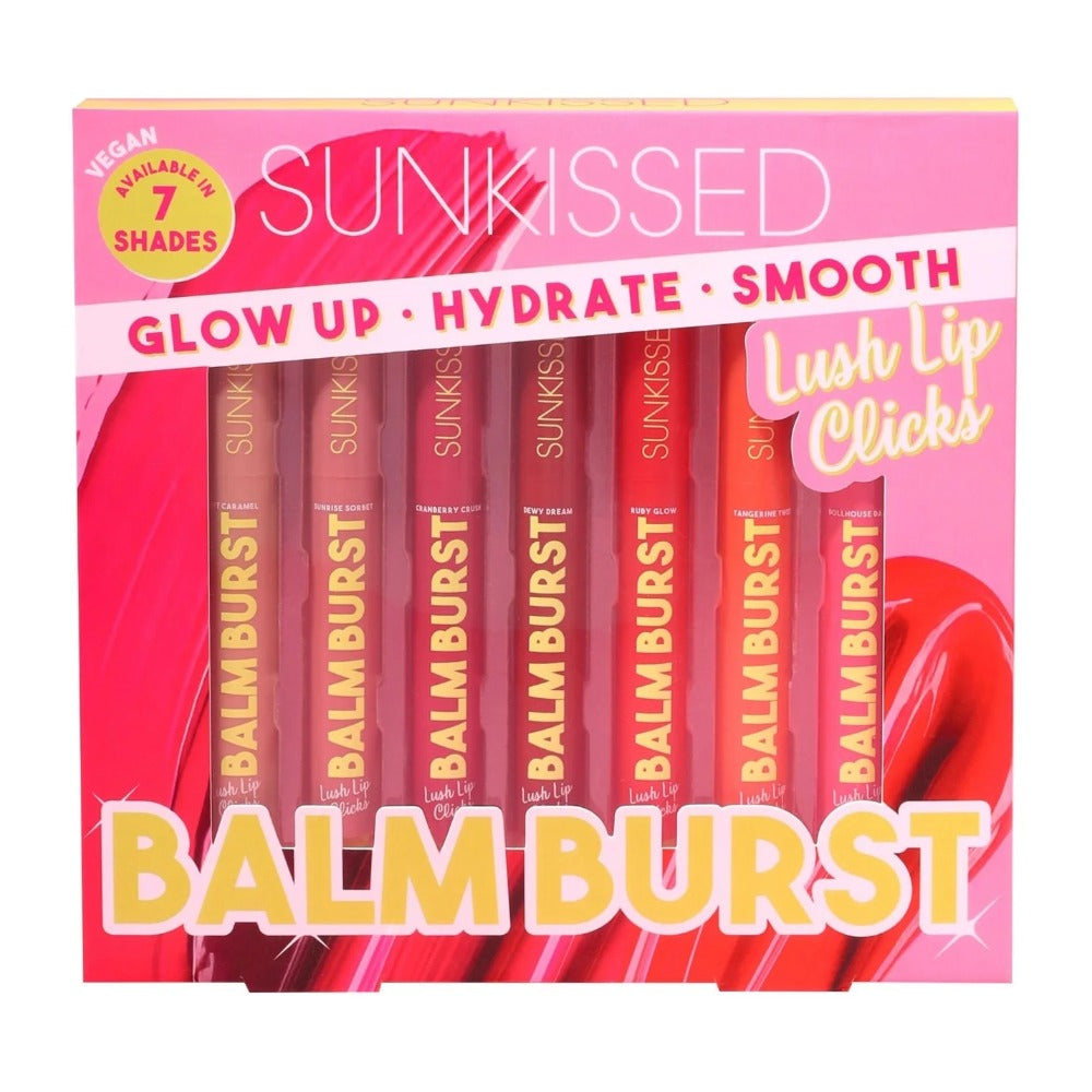 Sunkissed Balm Burst Lush Lip Clicks Gift Set 7 Pieces