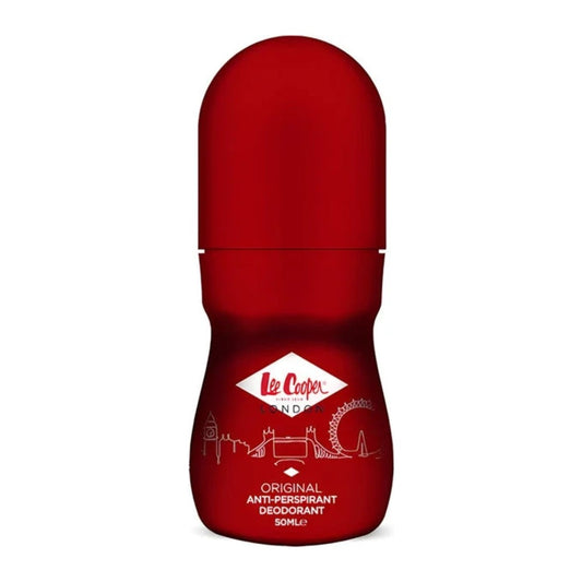 Lee Cooper Anti-perspirant Deodorant Red Roll 50ml