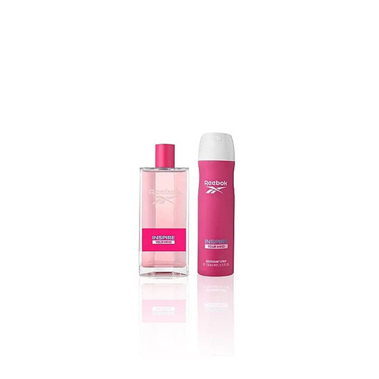 Reebok Inspire Your Mind Woman Gift Set 100ml EDT - 150ml Body Spray
